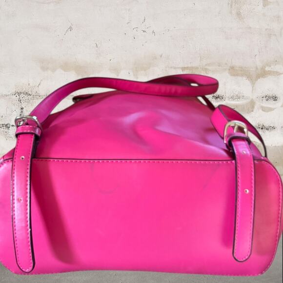 Vera Bradley Hot Pink Drawstring Backpack and Wallet Set - Picture 7 of 12